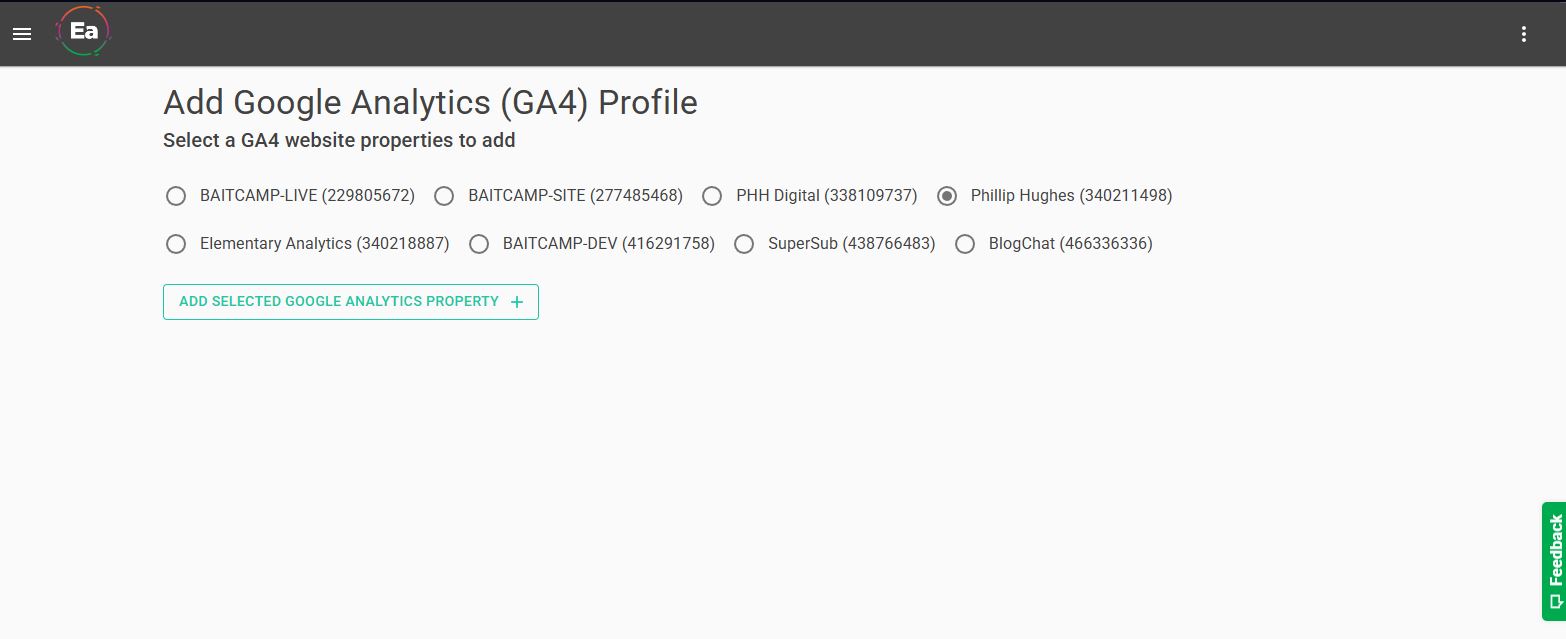 Grant Elementary Analytics access your stats